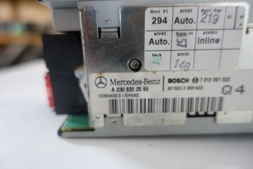 фото thumb №8, Mercedes r230 sl команд радіо навігація 2308202589