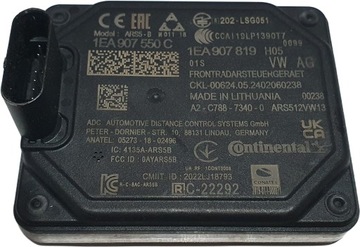 фото thumb №1, Vw id4 id.4 id 4 радар активного круїз-контролю 1ea907550c 1ea907819 новий оригінальний номер leg