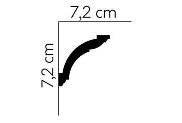 LISTWA SUFITOWA OŚWIETLENIOWA MD367LG PRZYSUFITOWA