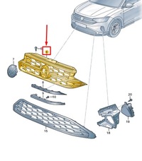 фото thumb №2, Vw taigo cs радиатор решётка 2g7853651qryp