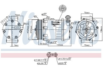 фото thumb №8, Компрессор кондиционера nissens 890063 pl dystrybucja