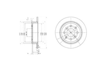 фото thumb №2, Диски гальмівні 2szt acura integra honda accord i