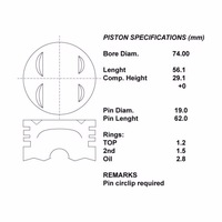 фото thumb №1, Iap quality parts 101-16060 поршень