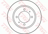 фото thumb №11, Trw гальмівні диски + гальмівні колодки задня mitsubishi carisma 260mm