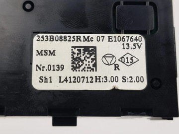 фото thumb №10, Панель управление переключатель навигации renault zoe clio iv 253b08825r