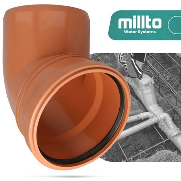KOLANO KANALIZACYJNE 200 MM 67° PCV PP ZŁĄCZKA ŁĄCZNIK RURY WODY KSZTAŁTKA
