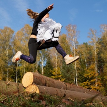 Hobby Horse Skippi - лошадь на палке - Белый
