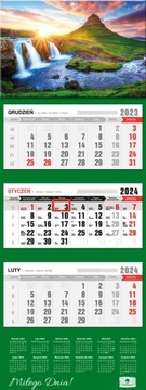 НАСТЕННЫЙ КАЛЕНДАРЬ НА 2024 ГОДА, четырехчастный, АНТИКВАРНАЯ КАРТА ПРЕМИУМ-ПРЕМИУМ, ВЫПУКЛАЯ ГОЛОВКА
