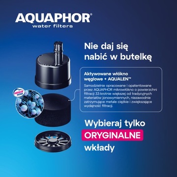 Аквафора Bidon Filtering Bottle для зеленой воды 0,5 л + твердый фильтр