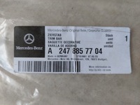 фото thumb №10, Молдинг бампера - перед - mercedes gla w247 - h247 - amg - ночь package