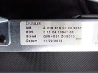 фото thumb №9, Полка задняя задняя багажника шторка сетка свет стоп mercedes cls c218 14r