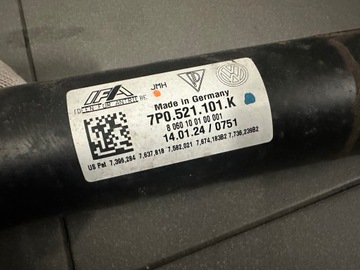 фото thumb №9, Wał приводной перед vw touareg 7p 7p0521101k