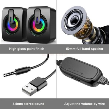 Компьютерные колонки Колонка для ПК HIFI радиомикрофон USB проводной Caixa De