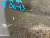 Mini cooper 2 2 06-13 спойлер молдинг накладка бампера задній задня Оригінал, фото thumb