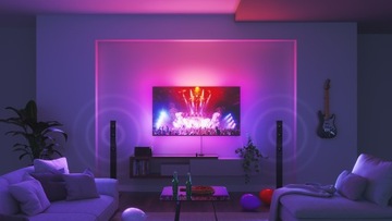Nanoleaf 4D TV Screen интеллектуальная система подсветки экрана до 85 дюймов со светодиодами RGBW