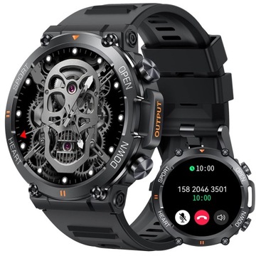 INTELIGENTNY ZEGAREK WYTRZYMAŁY SMARTWATCH HD 1,39-CALOWY EKRAN DOTYKOWY