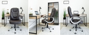 Вращающееся офисное кресло TILT Artnico Iris Office Chair, темно-коричневый