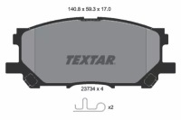 23734-17,0 тормозные колодки ham. toyota p. lexus rx300 03- textar Цена, фото thumb