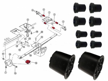 фото thumb №2, Втулки рессора chrysler grand voyager 01-07 rs rg