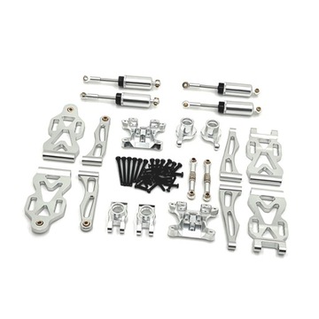 1/16 RC Cars Metalowe części zamienne Zestawy akcesoriów do JJRC Q130A Argent