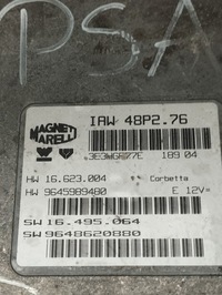 фото thumb №11, Peugeot 206 блок керування бортовий комп'ютер двигуна 48p2.76