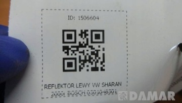 фото thumb №12, 0301048301 фара лівий vw sharan 2000r bosch