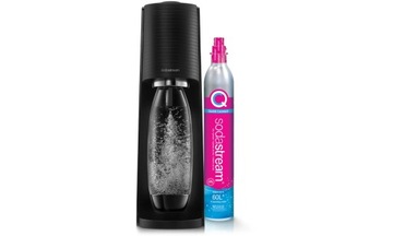 SodaStream TERRA BLACK Насыщатель + 2x СИРОП ПЕПСИ