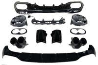 фото thumb №1, Диффузор mercedes c118 насадки black look amg