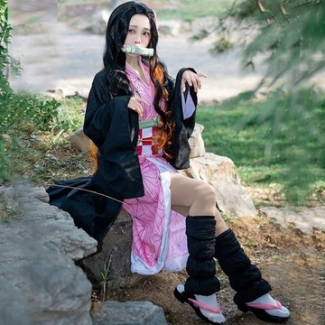 Убийца демонов kimetsu no yaiba nezuko парик косплей