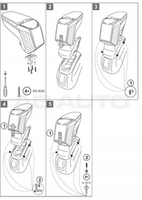 фото thumb №7, Підлокітник з адаптер do citroen c-elysee, 2012- , arm2-black