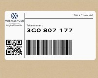 фото thumb №1, Element напрямна 3g0807177 vw passat