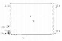 Конденсатор радиатор кондиционера audi a3 12- passat 14- superb leon golf Оригинал, фото thumb