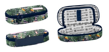 ШКОЛЬНЫЙ пенал PASO FLOWERS TOUCAN СУМКА ДЛЯ ИНСТРУМЕНТОВ