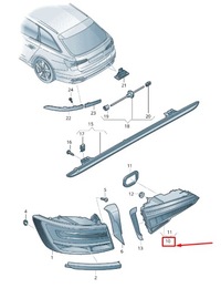 фото thumb №1, Audi a6 c8 rear left сторона задняя дверь задний фонарь 4k5945093a