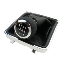 фото thumb №10, Ручка чохол важіль передач vw passat b6 6 передача black