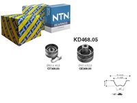 фото thumb №1, Комплект - набір ремінь розподільного валу snr k015320xs rs12