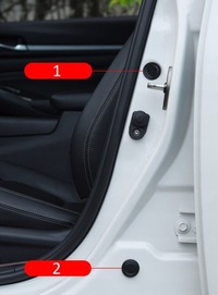 фото thumb №10, 10x отбойник наклейка ciche замок доводчик do дверь автомобиля абсорбер hałasu