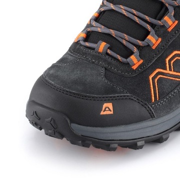 ALPINE PRO buty turystyczne wodoodporne niskie Gimie szary r.39