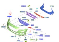 фото thumb №1, Бампер перед ford kuga mk3 2020- оригинальный номер