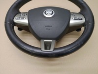 фото thumb №5, Руль + подушка кожа лепестки мультифункция jaguar xf x250 2008-2011