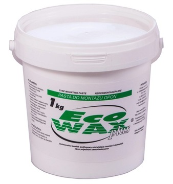 Паста, мазь, вулканизация, смазка, мыло для шиномонтажа ECO WAX PLUS 1кг