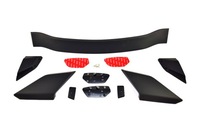 фото thumb №12, Спойлер na крышка do honda civic x 10 sedan 2015-2021 abs чёрный mat sobmart