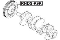 фото thumb №2, Febest колесо трос тяга we вала коленчатого renault logan 2005-2013