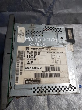 фото thumb №5, Радіо cd opel vectra c signum cd70 навігація 13113150