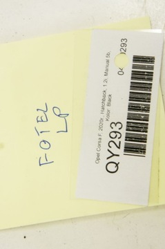 фото thumb №8, Qy293 opel corsa f сиденье левый перед