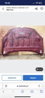 фото thumb №2, Renault megane iii lift 14-16 капот