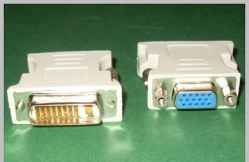 Переходник-адаптер вилка DVI 24+1/разъем VGA (2044