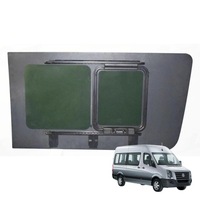 фото thumb №1, Стекло боковая mercedes sprinter vw crafter 2006- левая 1 зона сдвижная зелёный.