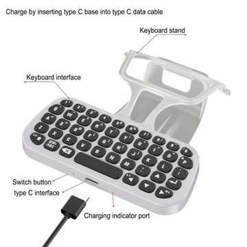 wkv-MINI БЕСПРОВОДНАЯ КЛАВИАТУРА ИГРЫ ЧАТ BLUETOOTH