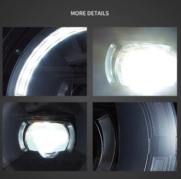 фото thumb №7, Света led фары jeep wrangler 18-23 vland